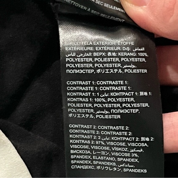 Bebe White & Black Sleeveless Wrap Blouse Built in Cami Size XS - Picture 8 of 9